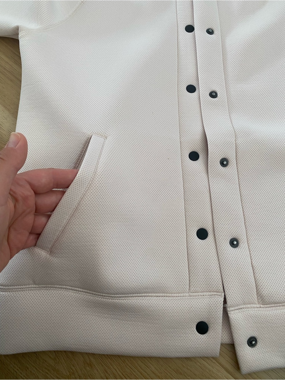 ZELLA BLUSHPINK BASEBALL JACKET - Picture 6 of 10